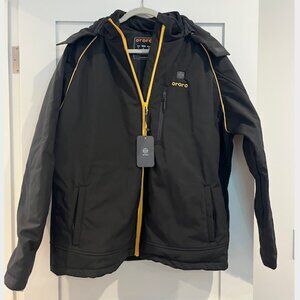 NWT Mens Black Ororo Heated Jacket